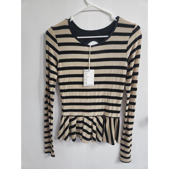 Dolan by Anthropologie light sweater top XS NwT stripes - Picture 1 of 3